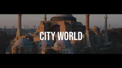 動態城市旅遊活動幻燈片