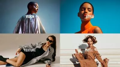 Dynamic Fashion Style Model Promo Opener Photo Collage Slideshow