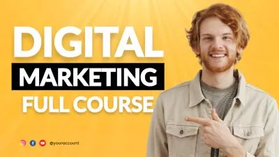 Curso de marketing digital educação legenda youtube thumbnail intro outro