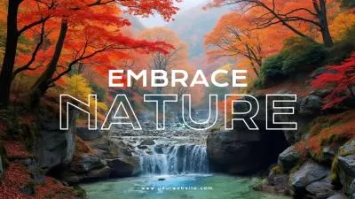 Embrace Nature Forest View Travel River White Noise Youtube Channel Intro Outro