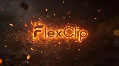  Energy Pulse Flame Explosion Logo Intro