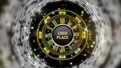  Epic Movie Animation Glowing Clock Effect Movie Logo Reveal