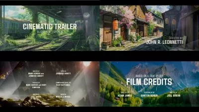 Epic Nature Cinematic Movie Trailer Film Credits Titles Intro
