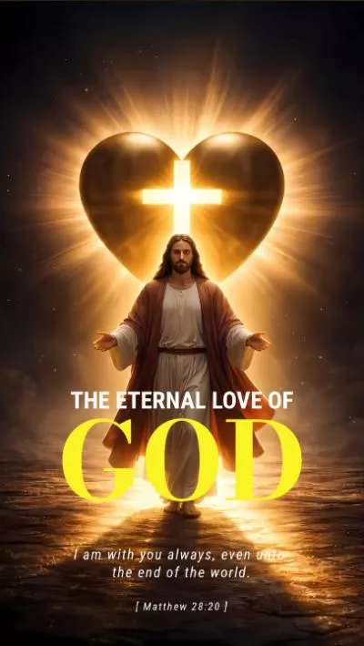 Eternal Love God Jesus Christian Faith Social Media Greeting Reel