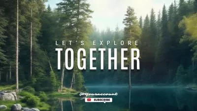  Explore Together Green Tree Nature Peace Youtube Channel Intro Outro