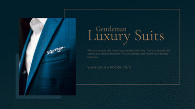 Facebook Gentleman Luxury Suits Ad 广告