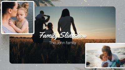 Family Memories Slideshow Photo Collage Retro
