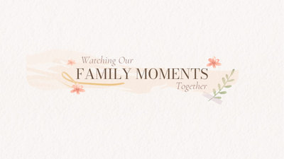 Family Memory Thankful Quote Slideshow