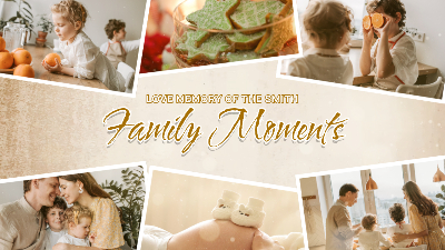 Family Moment Memories Photo Collage Slideshow