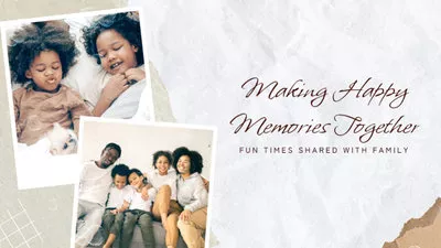 Family Special Moments Slideshow Collage Frame Photo