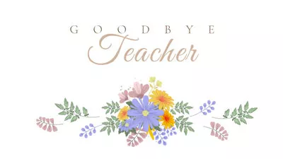 Farewell Wishes for Teacher