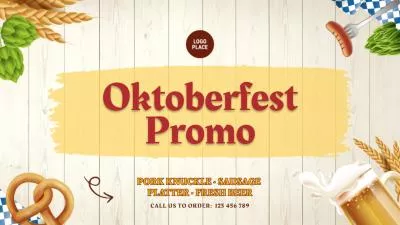 Feast Oktoberfest Special Edition Food Promo Advertising