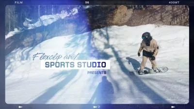 Film Light Extreme Sports Skiing Parachuting Surfing Movie Trailer Slideshow