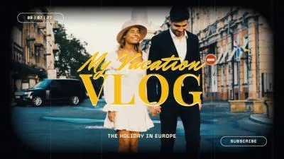  Film Love Travel Vacation Vlog Cover Movie Youtube Channel Intro Outro