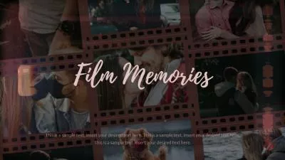 Film Memories Love Wedding Happy Anniversary Photo Slideshow