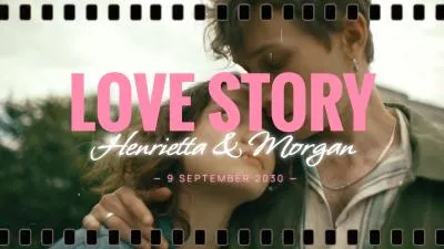 Film Polaroid Love Story Wedding Memories Anniversary Collage Slideshow