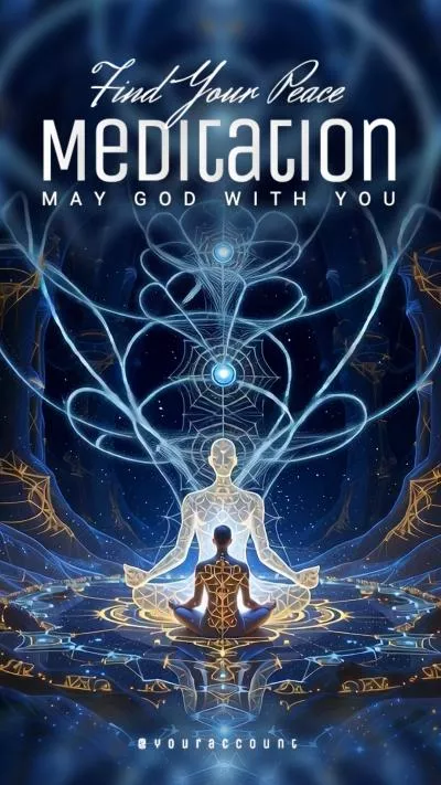 Find Peace With God Meditation Deep Sleep Social Media Instagram Story
