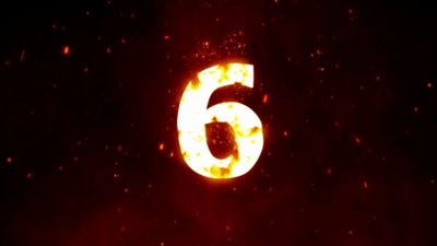 Fire Countdown Logo Reveal