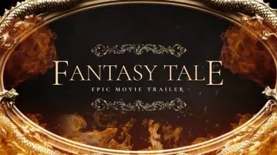  Flame Particle Fantasy Tale And Game Style Movie Trailer