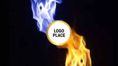  Flame Wave Business Logo Intro