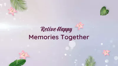 flower family photo slideshow