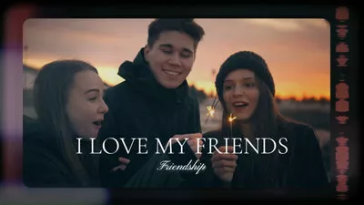 Friendship Video Memories Slideshow