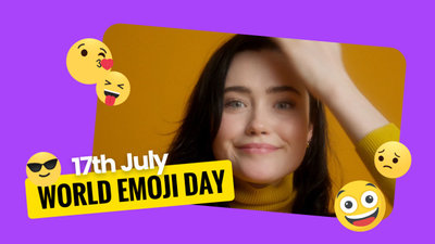 Funny World Emoji Day Wish Video