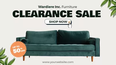 Furniture Clearance Sale Ad