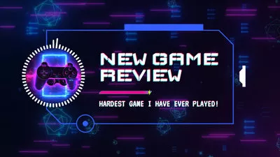 Game Review Tech Youtube Intro Outro