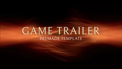 Game Trailer Ready Template