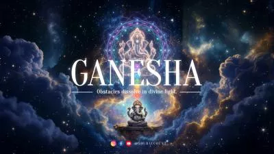 Ganesha Hindu God Galaxy Spiritual Meditate Youtube Opener Intro