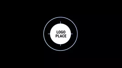 Geometry Dynamic Animated Line Minimal Youtube Logo Intro