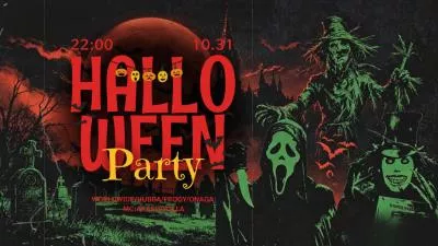 Ghost Halloween Night Party Club Event Invitation Promo