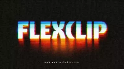 Glitch Rgb Retro Ai Logo Animation Reveal Intro