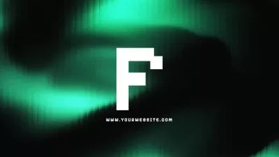 Glitch Tech Neon Ai Logo Animation Reveal Intro