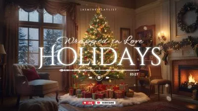 Glitter Warm Night Christmas Tree Holiday Music Playlist Youtube Intro
