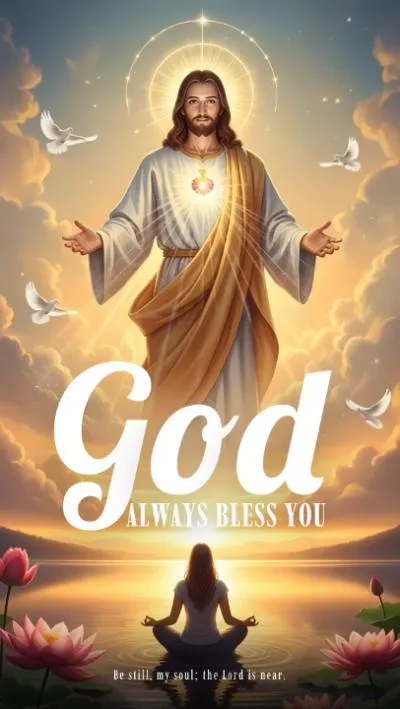 God Jesus Bless You Religion Spiritual Meditation Social Media Reel