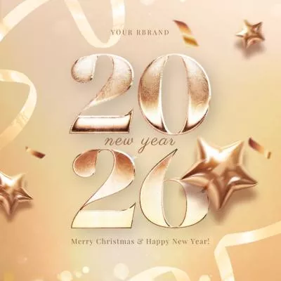 ゴールド-2026-新年あけましておめでとう-ビジネス-挨拶-ソーシャルメディア投稿