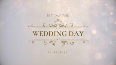 Gold Bokeh Wedding Day Documentary Film