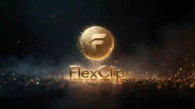 Gold Particle Business Ai Logo Animation Reveal Intro