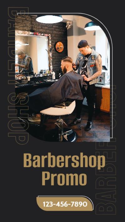 Or Retro Barbershop Promo