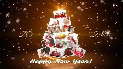 2023 New Year wishes video maker