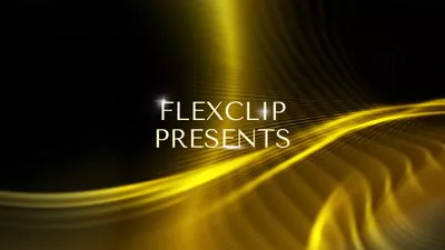 golden corporate anniversary slideshow