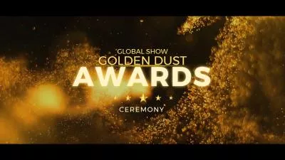 Golden Global Star Award Ceremony Video Presentation Slideshow