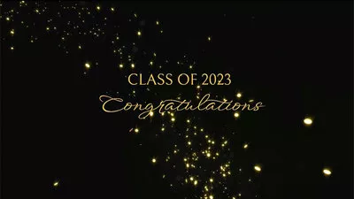 Golden Graduation Ceremony Slideshow