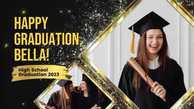 Free Graduation Video Maker | Grad Slideshows, Collages, Gifts | FlexClip