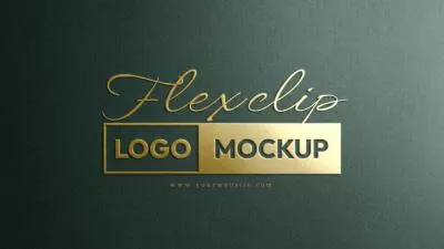 Golden Texture Mockup Ai Logo Animation Reveal Intro