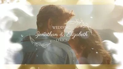 Gold Wedding Lyric Video