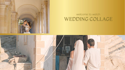 Golden Wedding Reminiscence Collage Slideshow