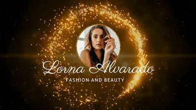 golden women fashion versatile intro outro